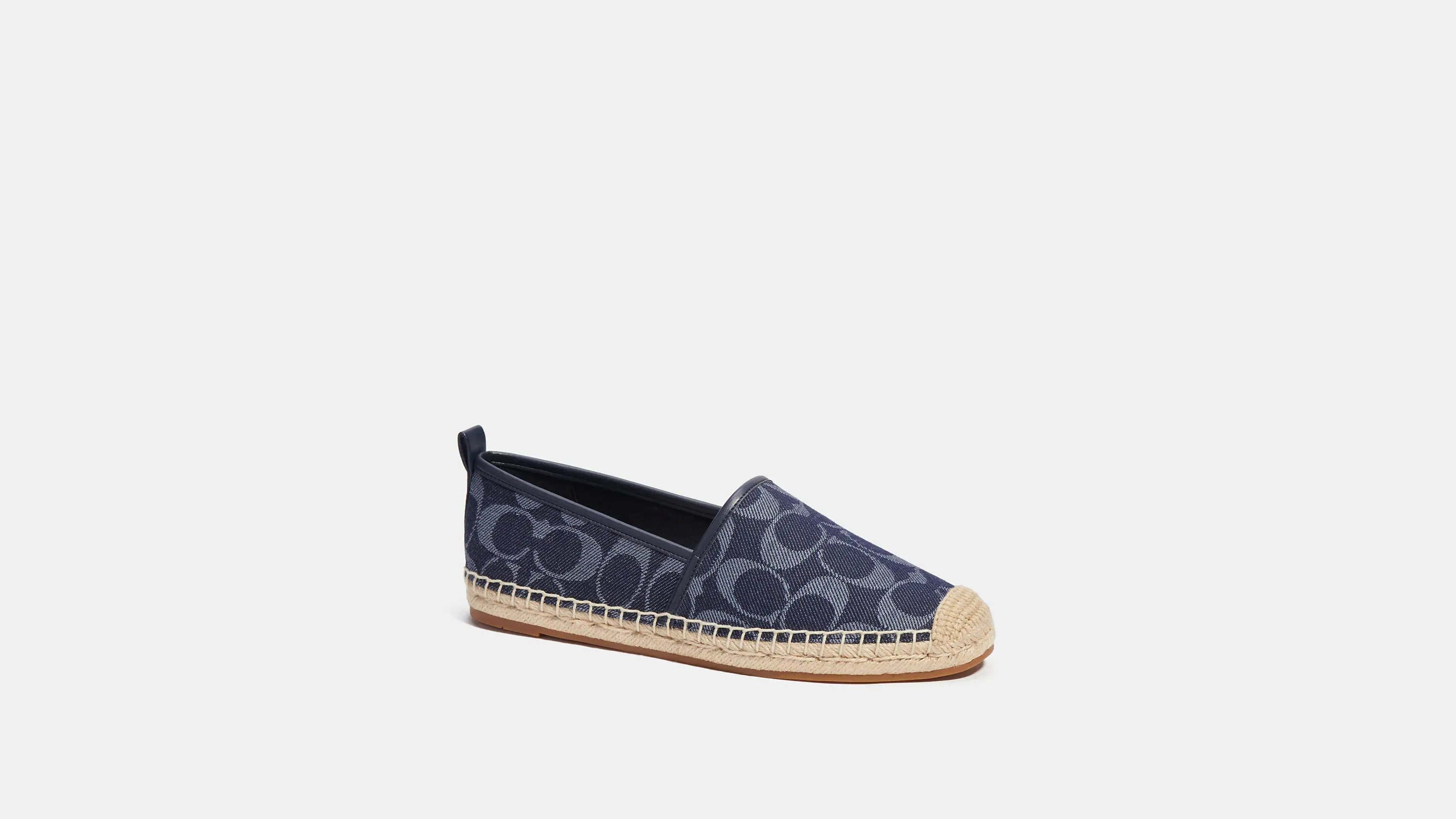 Coach Codi Espadrille In Signature Jacquard