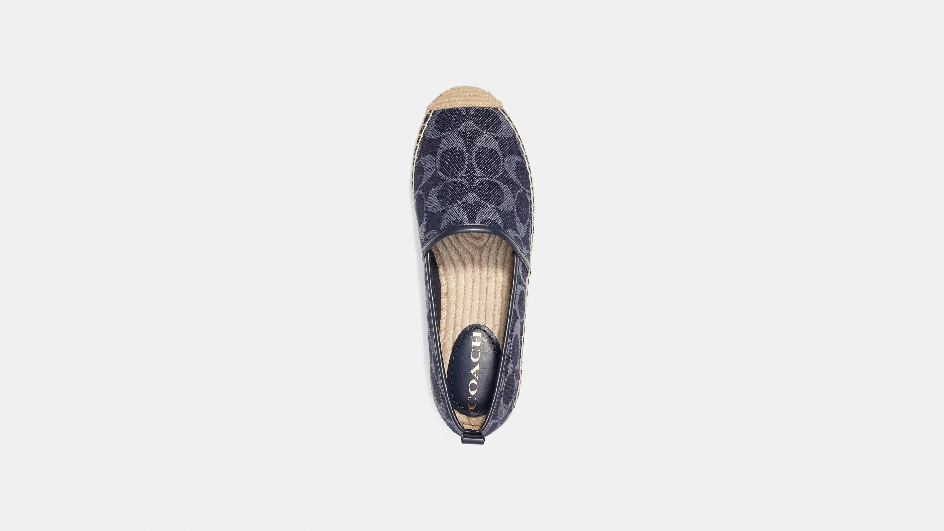 Coach Codi Espadrille In Signature Jacquard