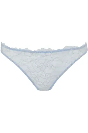 Coco De Mer - Ella Peep Back Knicker | Sky Blue