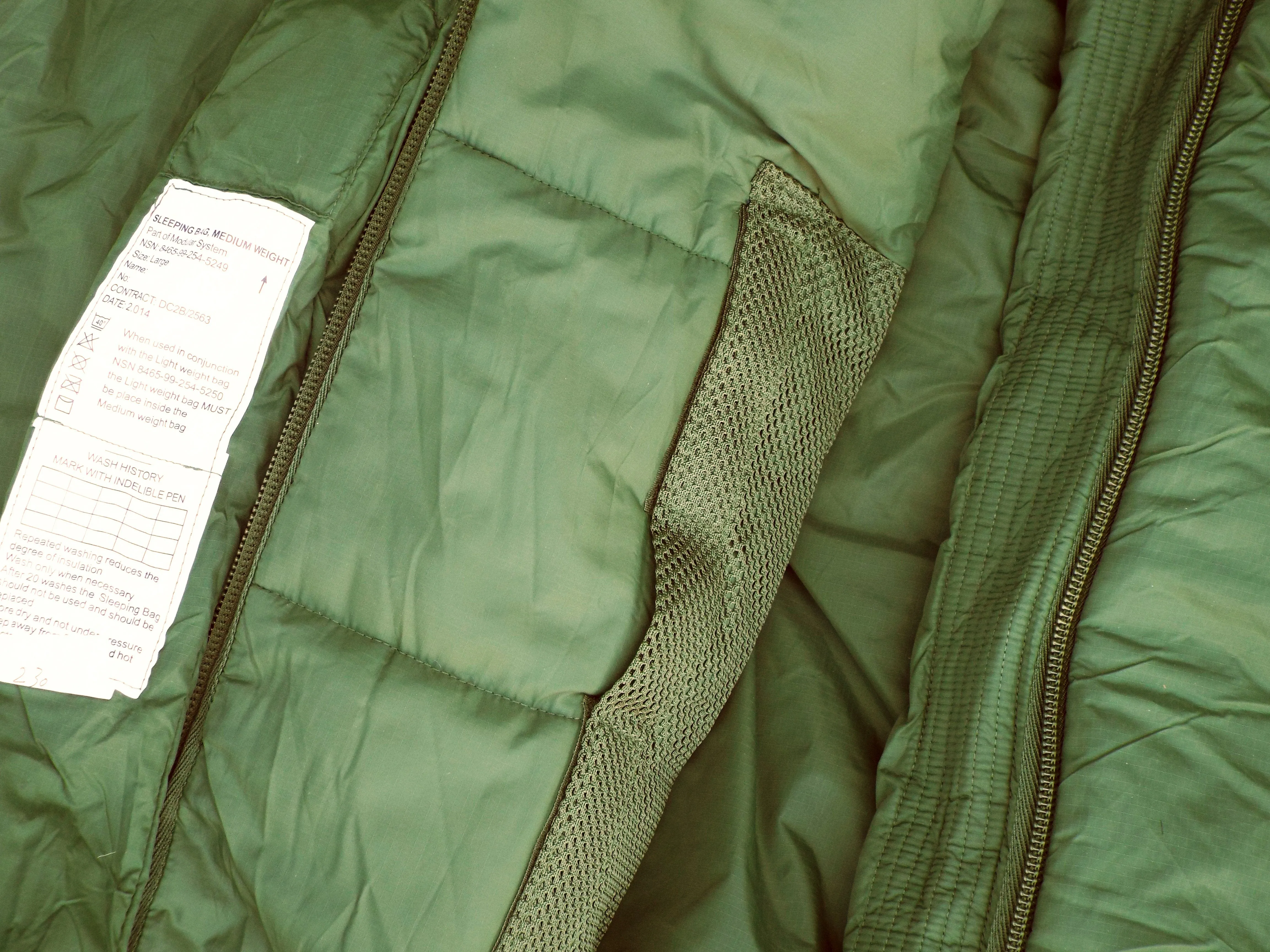 COMBO - British Military Four Season/Arctic modular (light and medium weight) sleeping bags system - current issue - with liner 