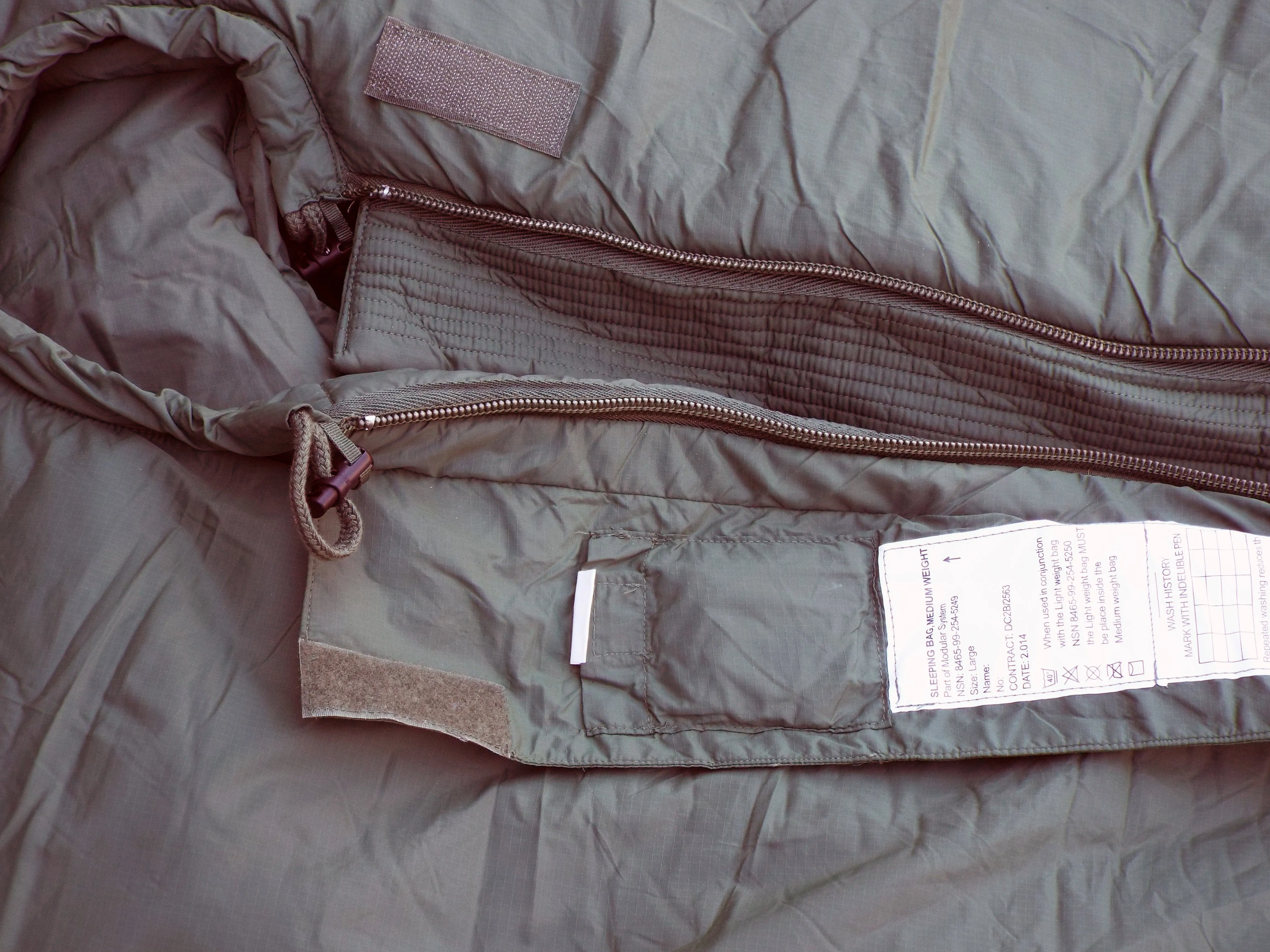 COMBO - British Military Four Season/Arctic modular (light and medium weight) sleeping bags system - current issue - with liner 