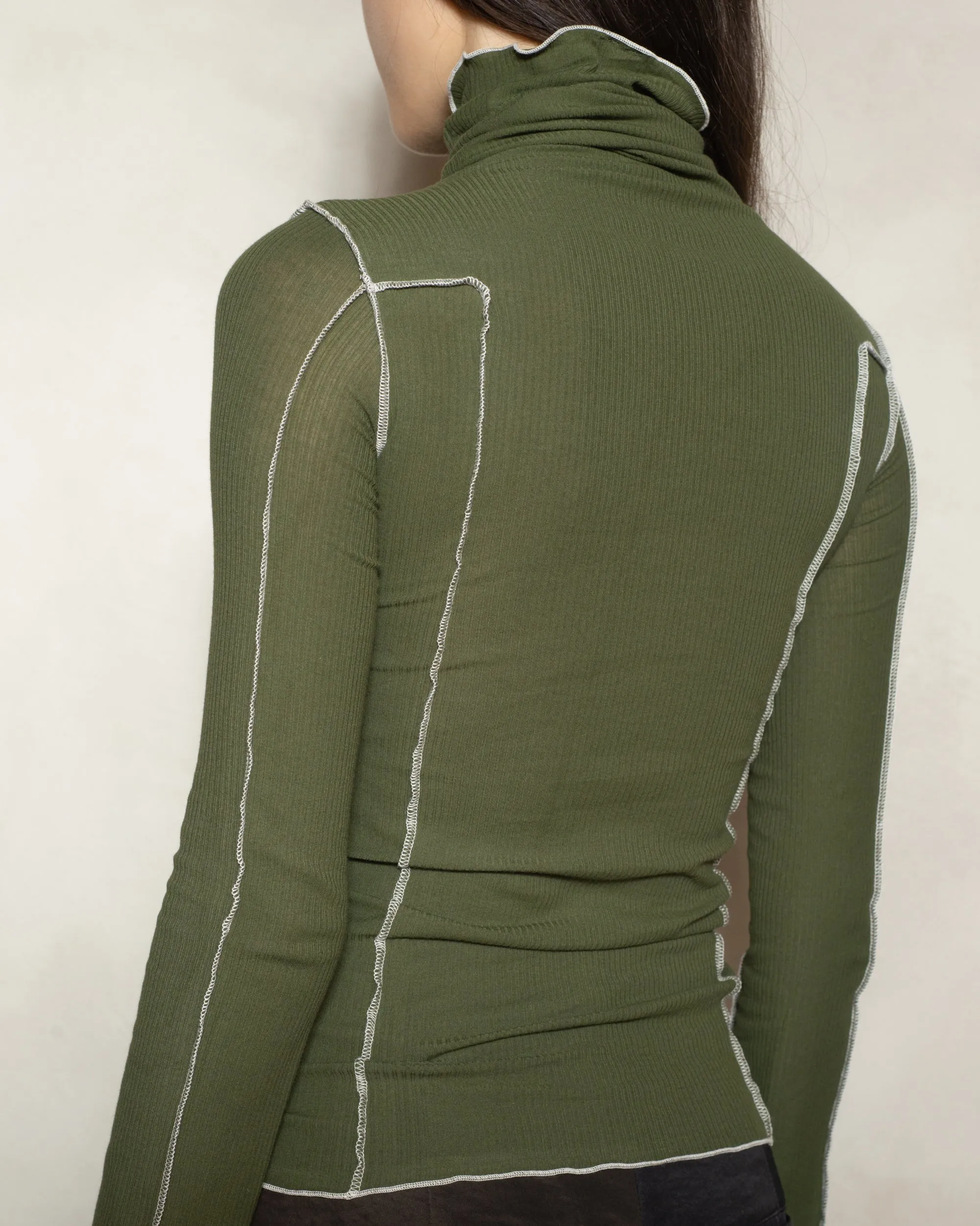 Conto Green Omato Turtleneck