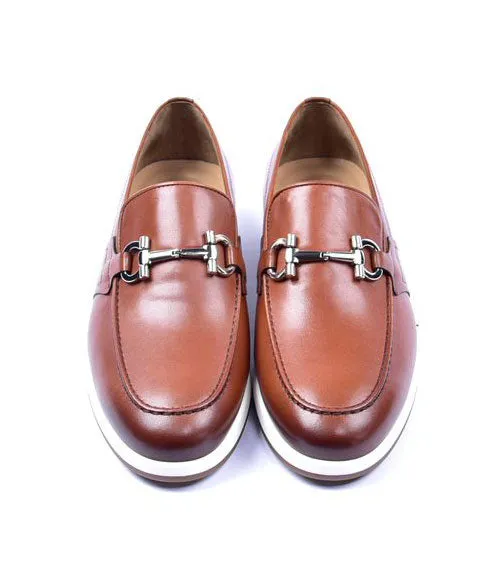 Corrente Calfskin Slip-On Casual Loafer Tan