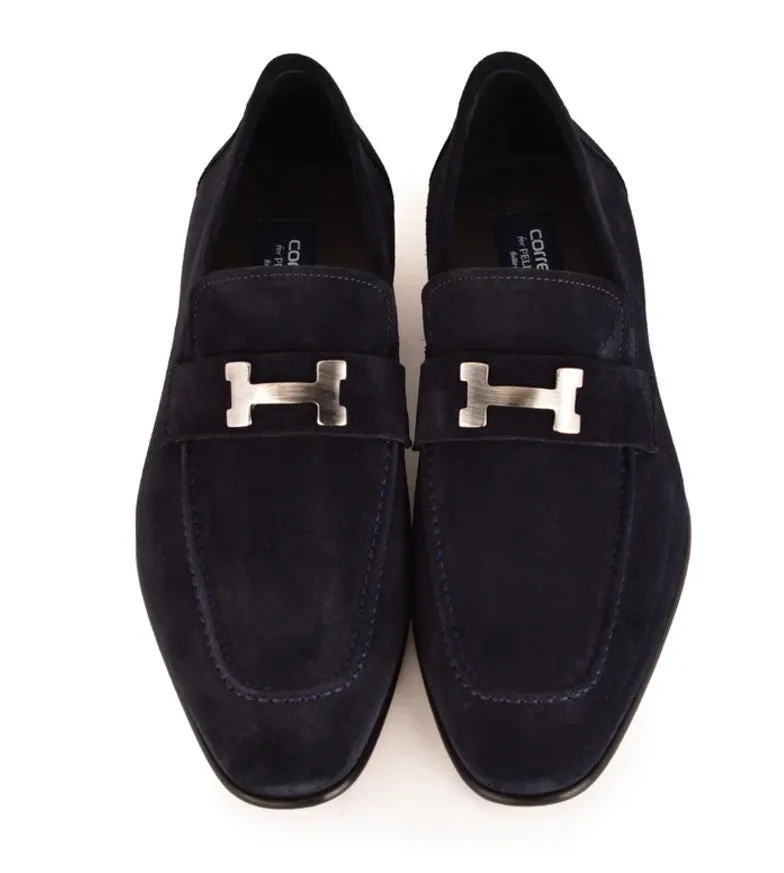 Corrente Suede Loafer Blue