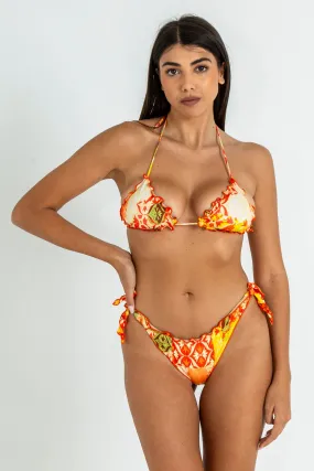 Costume bikini triangolo e slip nodi brasiliano