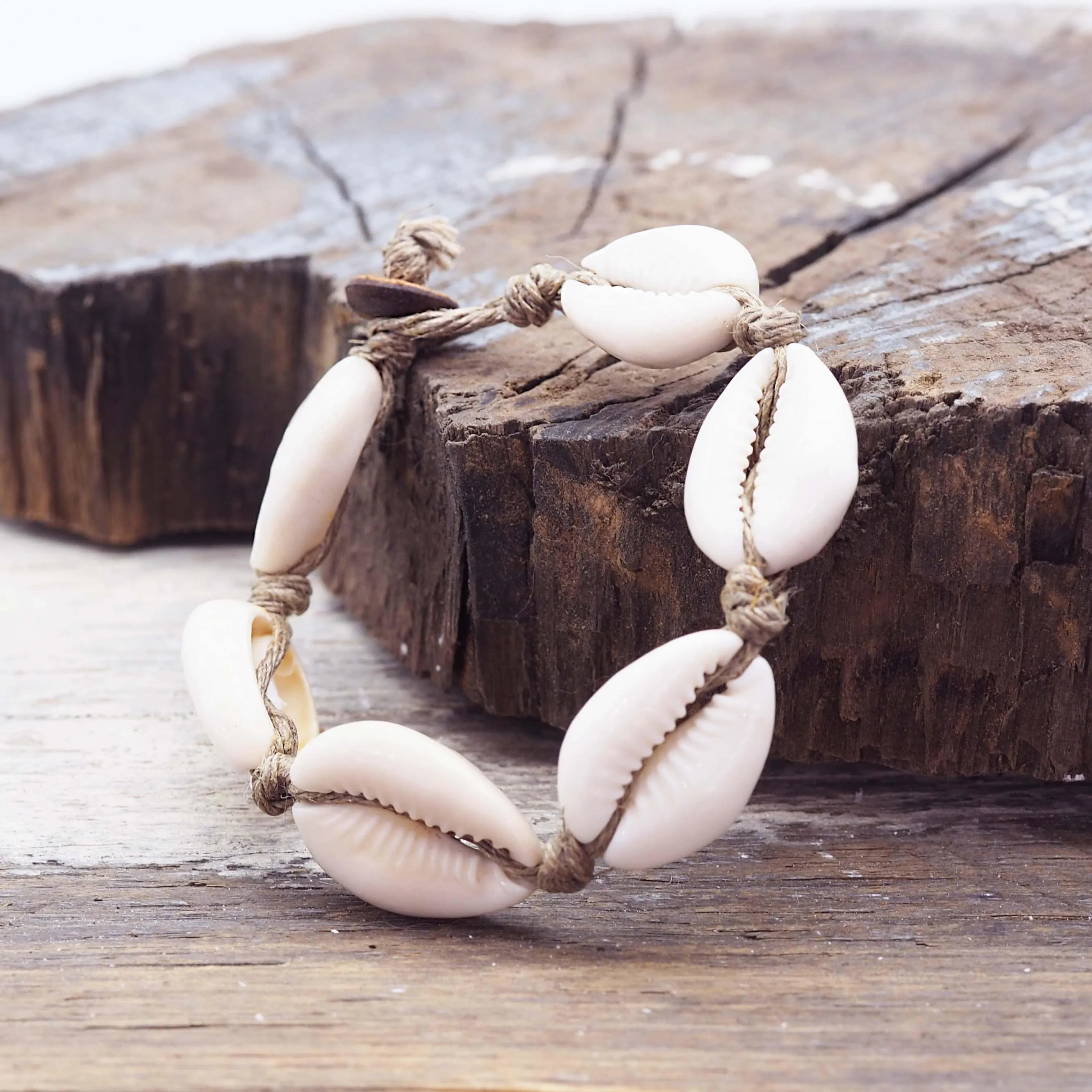 Cowrie Sea Shell Bracelet