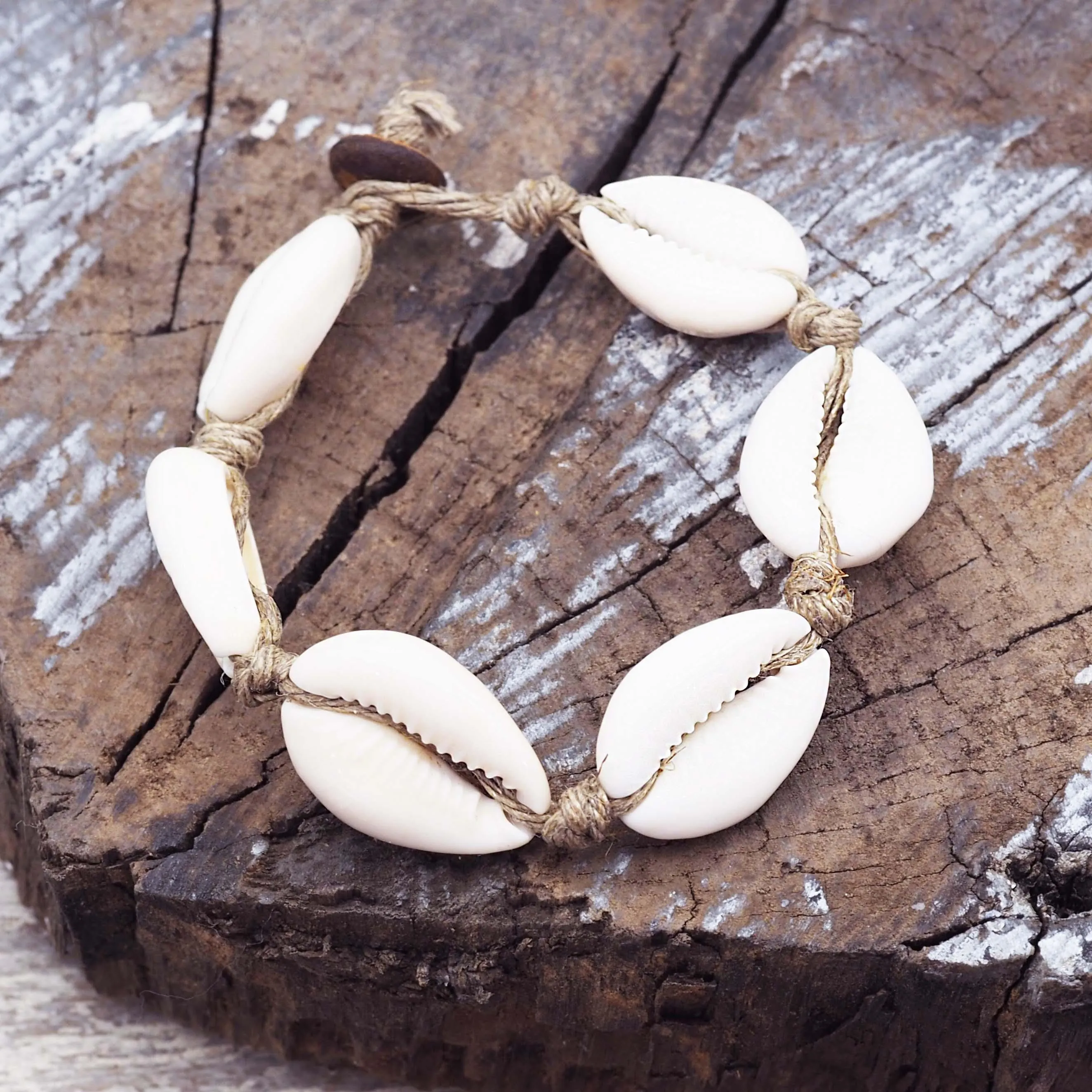 Cowrie Sea Shell Bracelet