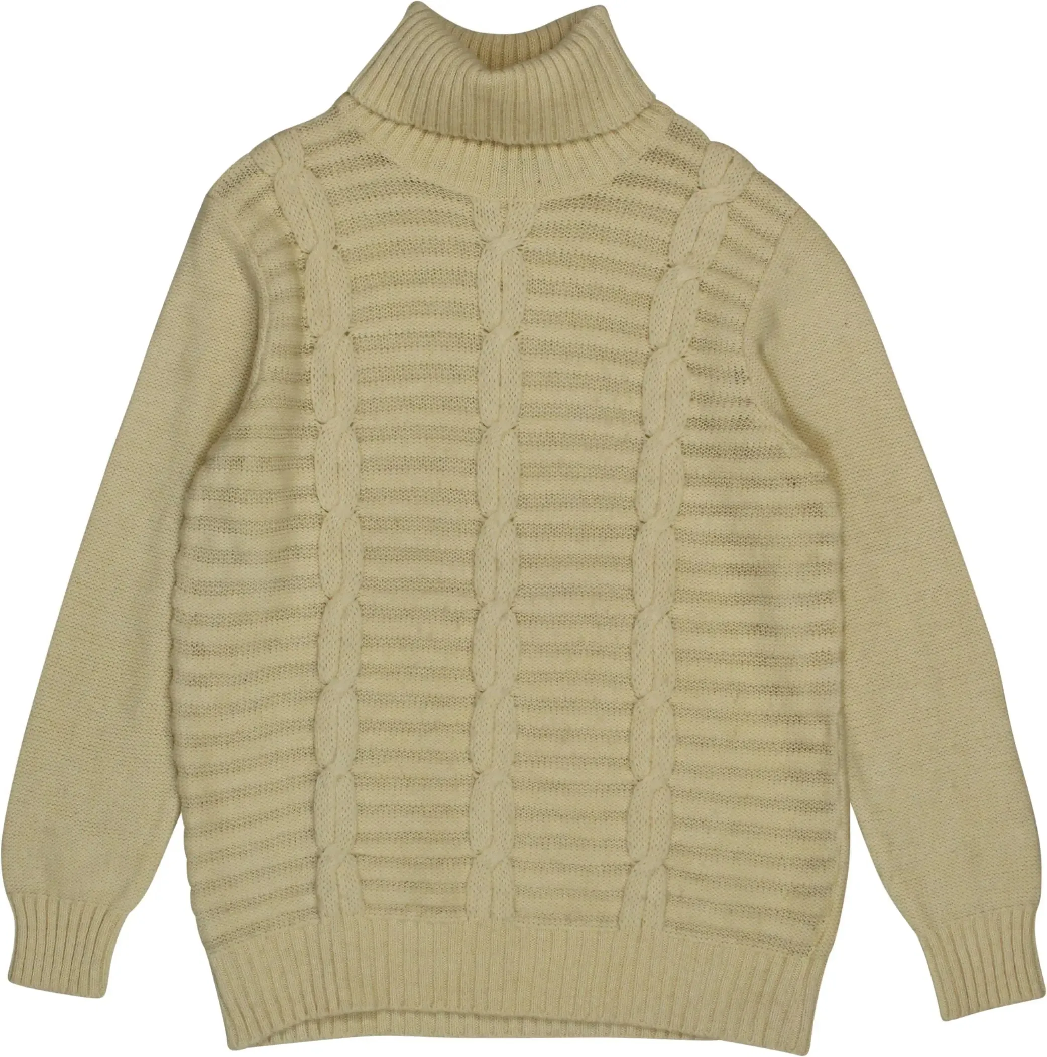 Cream Turtleneck Jumper | ThriftTale