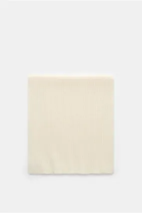 CRUCIANI cashmere scarf cream