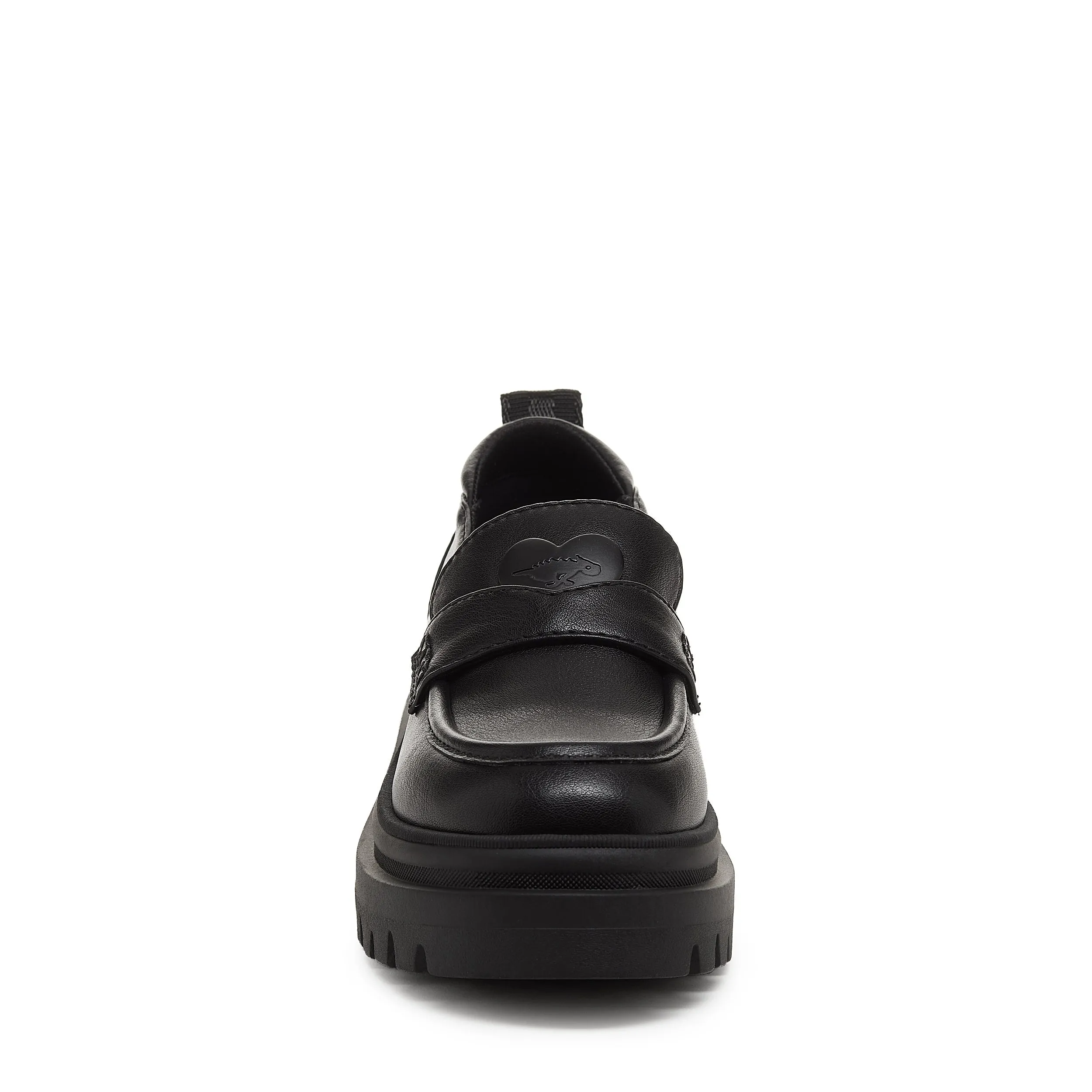 Dandy Black Platform Loafer