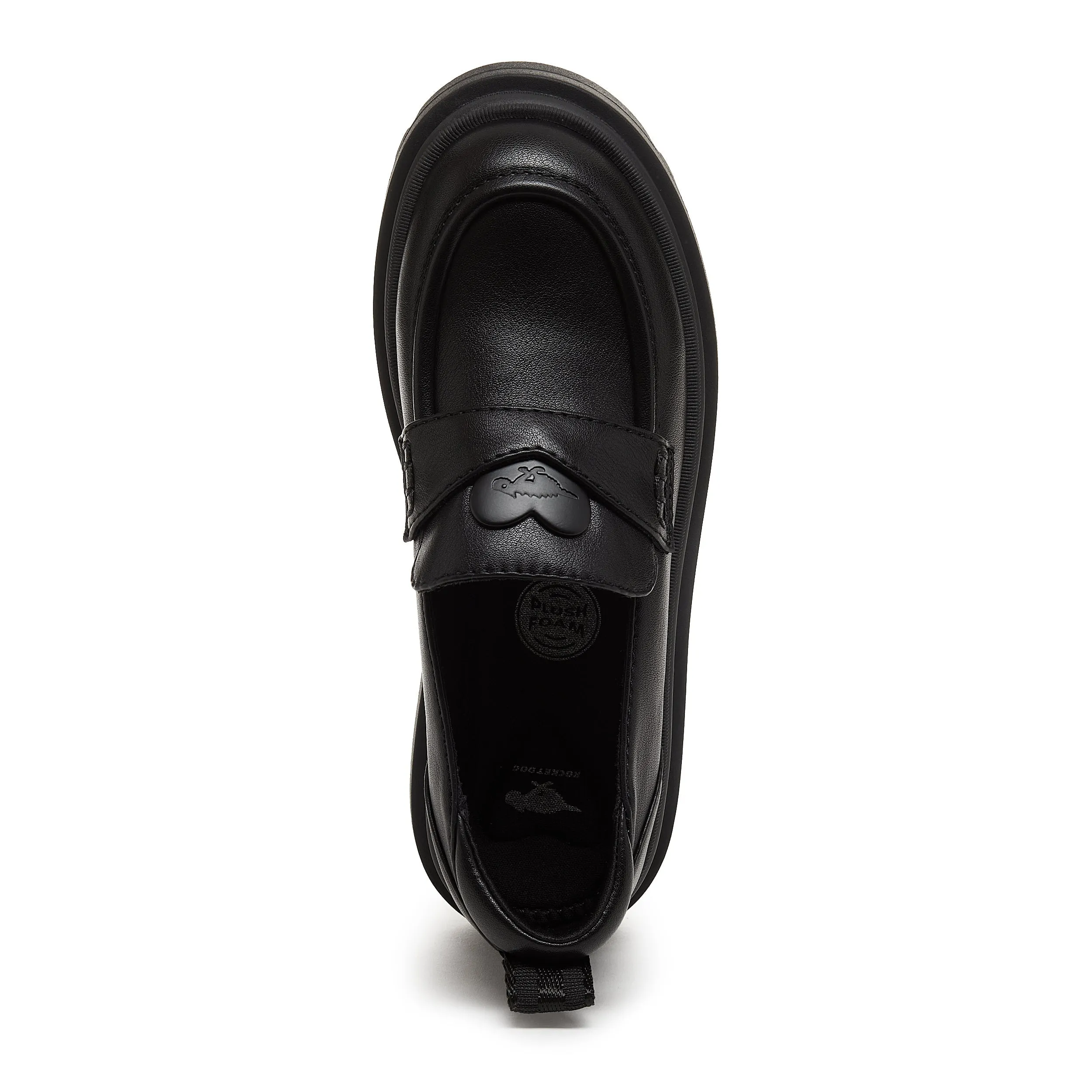 Dandy Black Platform Loafer