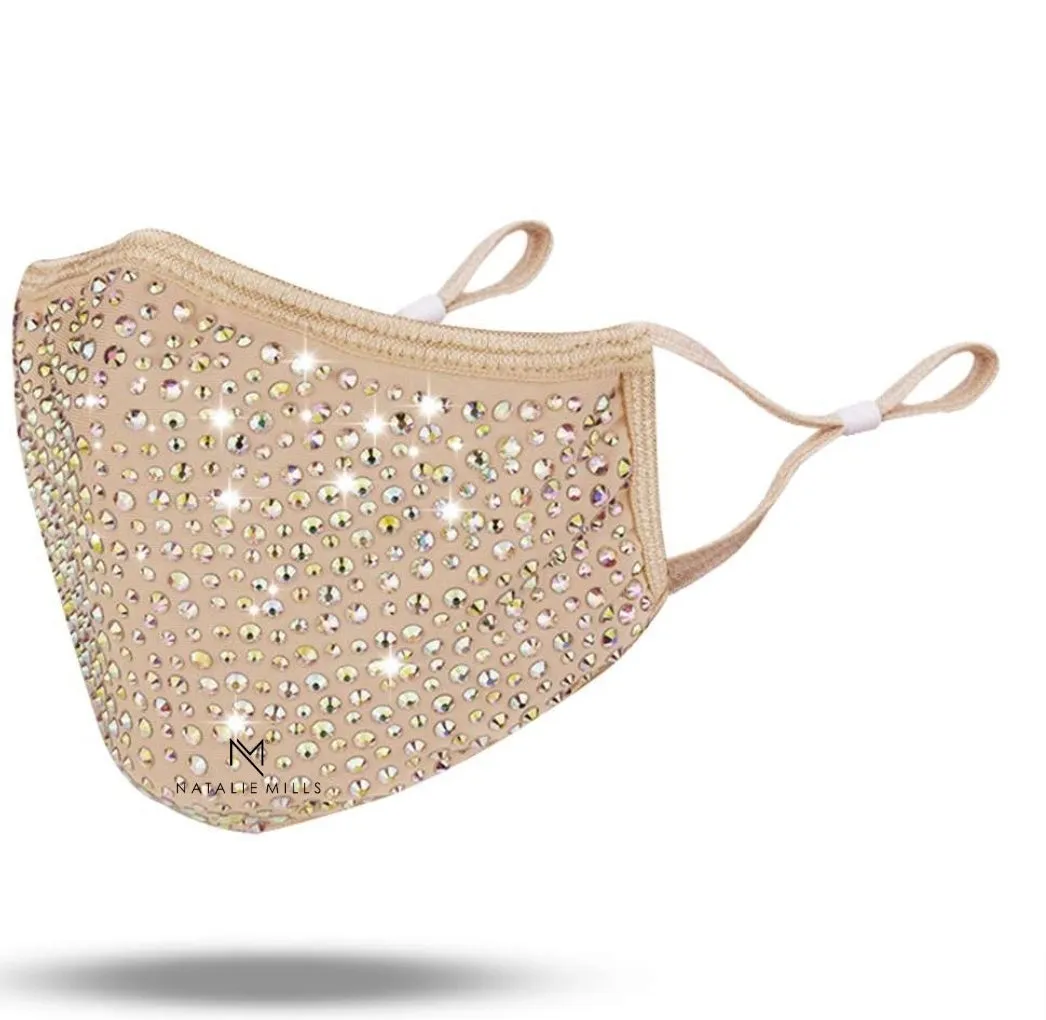 Destiny Crystal Face Mask - Nude