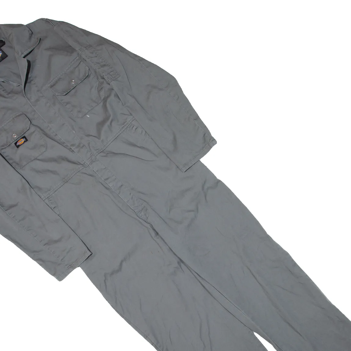 DICKIES Workwear Mens Boiler Suit Grey Relaxed S W32 L28