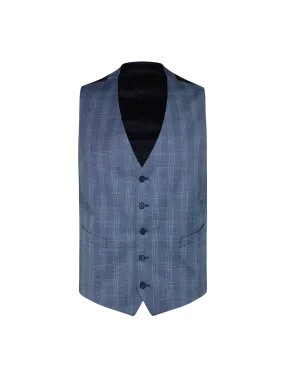 Digel Nicolo Check Suit Waistcoat