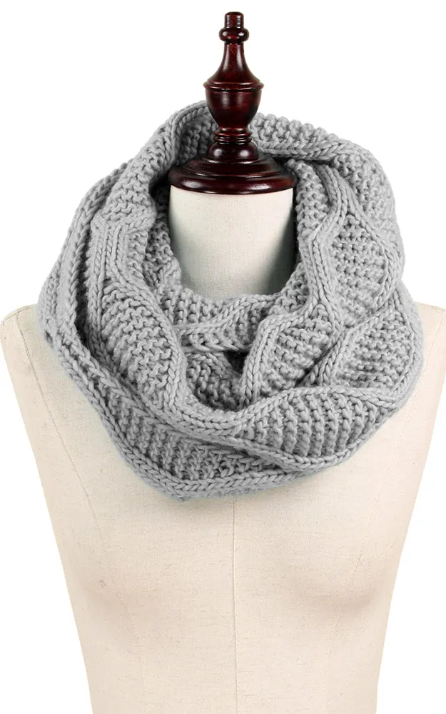 EAN9174 Knit Infinity Scarf