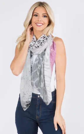 EAS9965 Animal Print Oblong Scarf