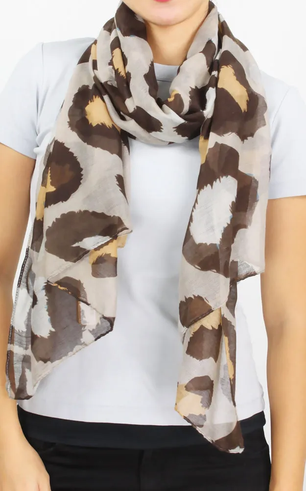 EAS9969 Animal Print Oblong Scarf