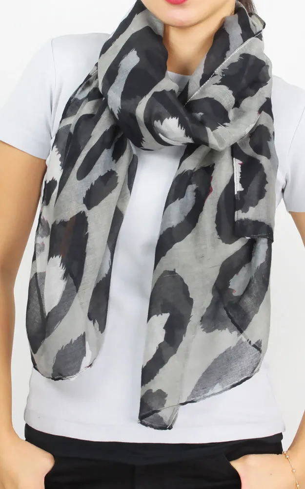 EAS9969 Animal Print Oblong Scarf