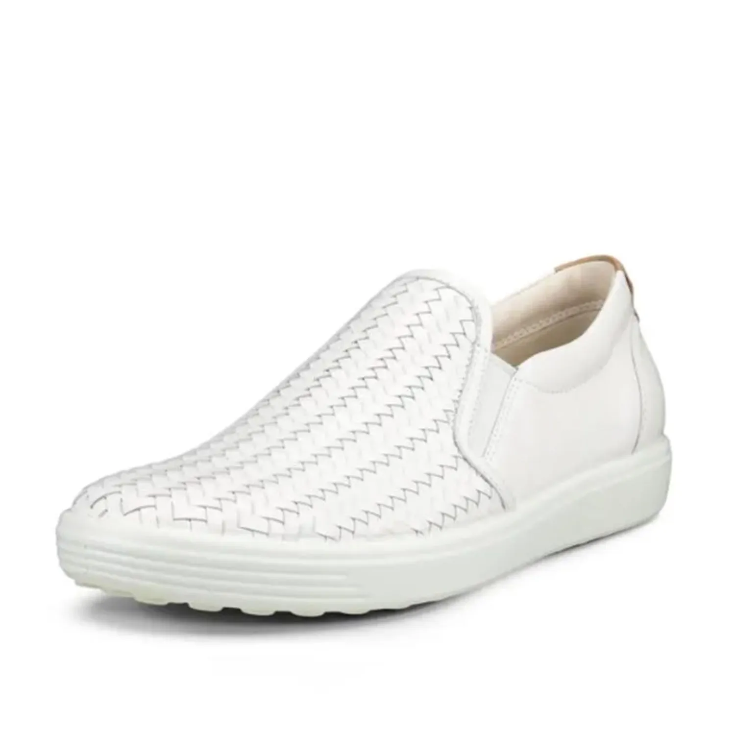 ECCO Women's Soft 7 Slip On in White