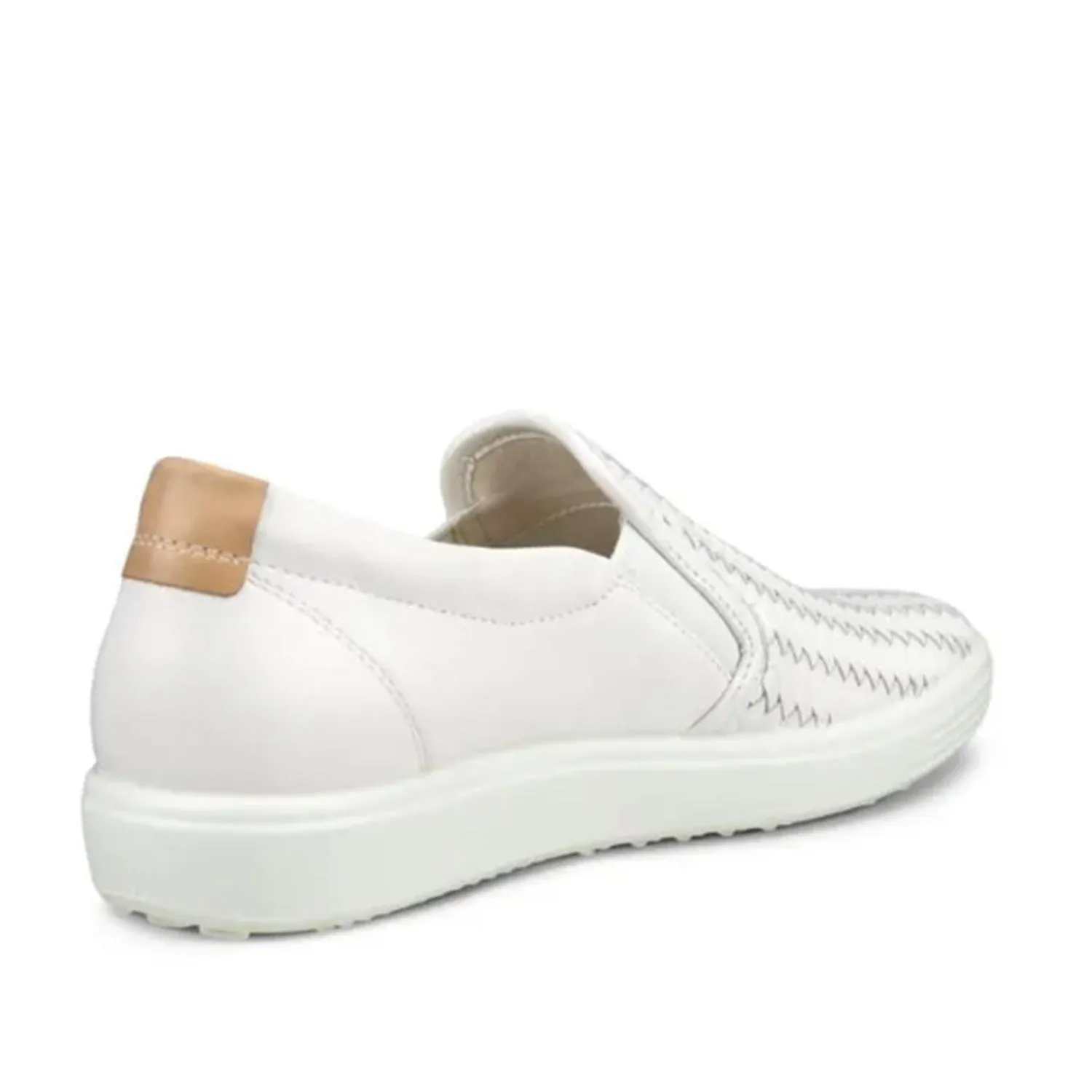 ECCO Women's Soft 7 Slip On in White