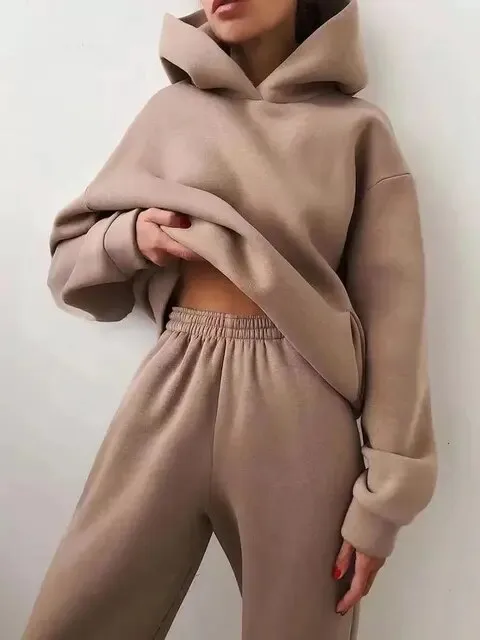 Ensemble Hoodie et Pantalon de Survêtement Femmes