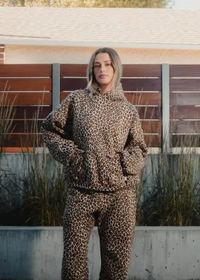 Ensemble Unisexe Confortable Hoodie Pantalon Cheetah