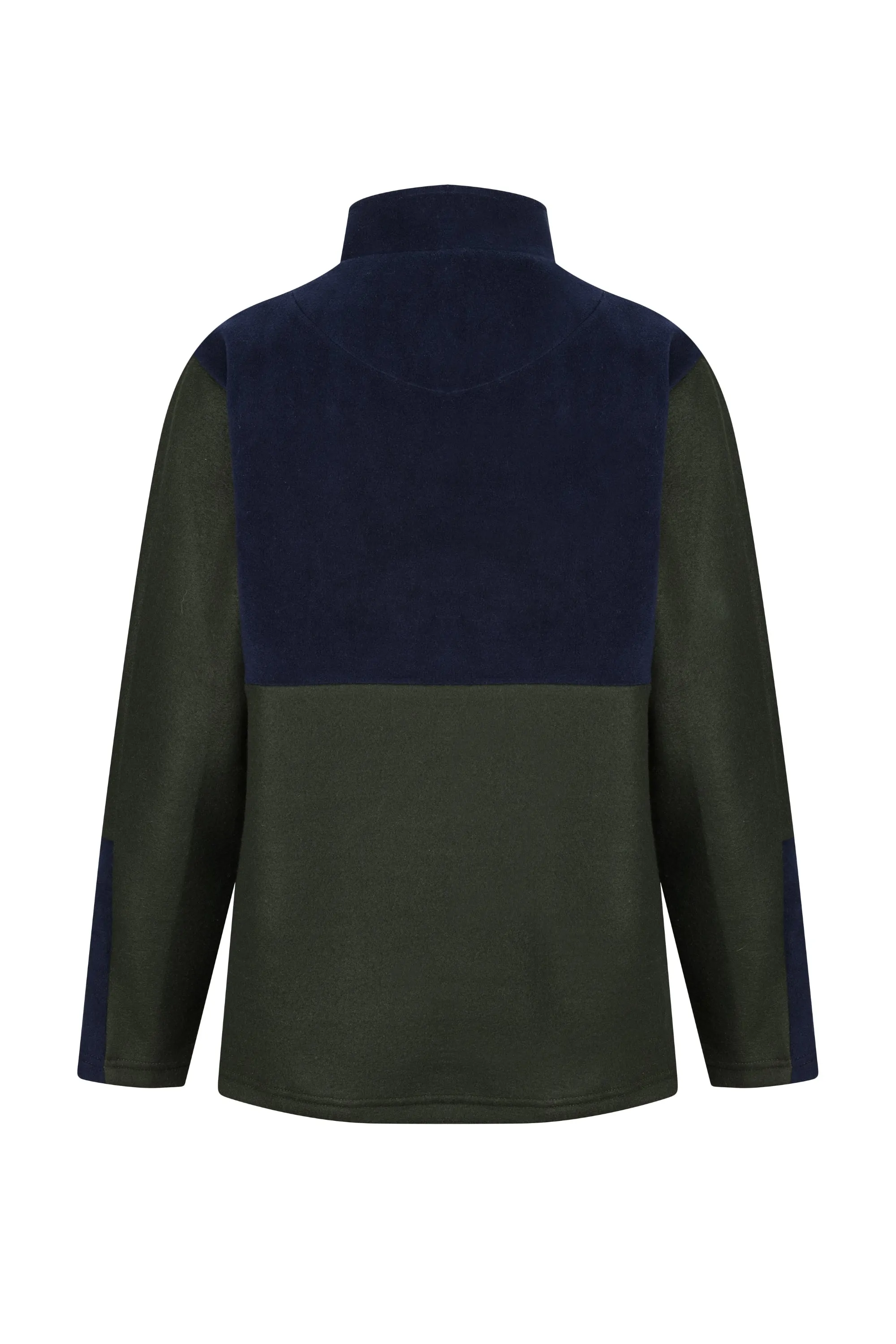 Exeter Fleece Unisex Quarter Zip - Navy & Green