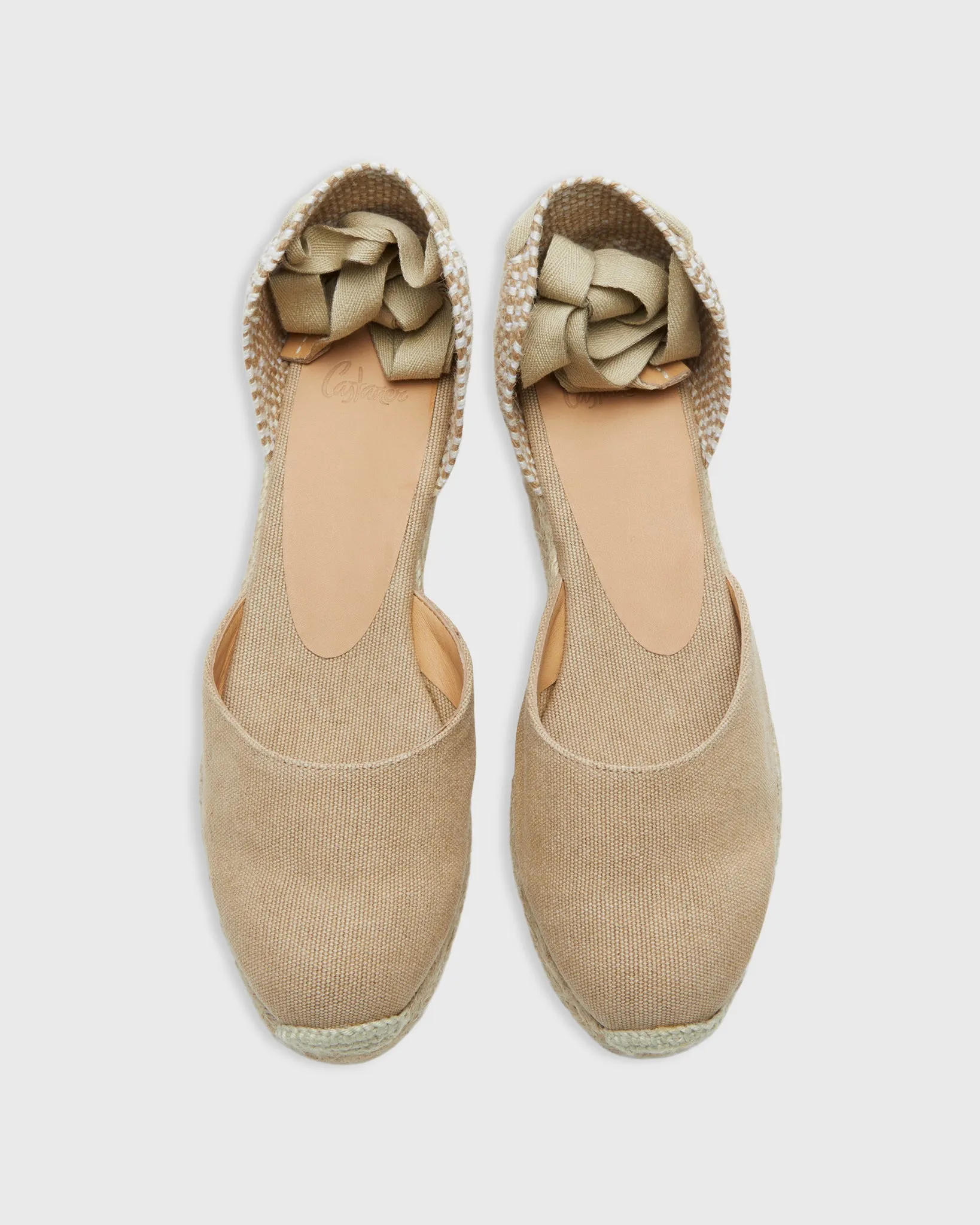 Extra Low Carina Espadrille in Sand Canvas