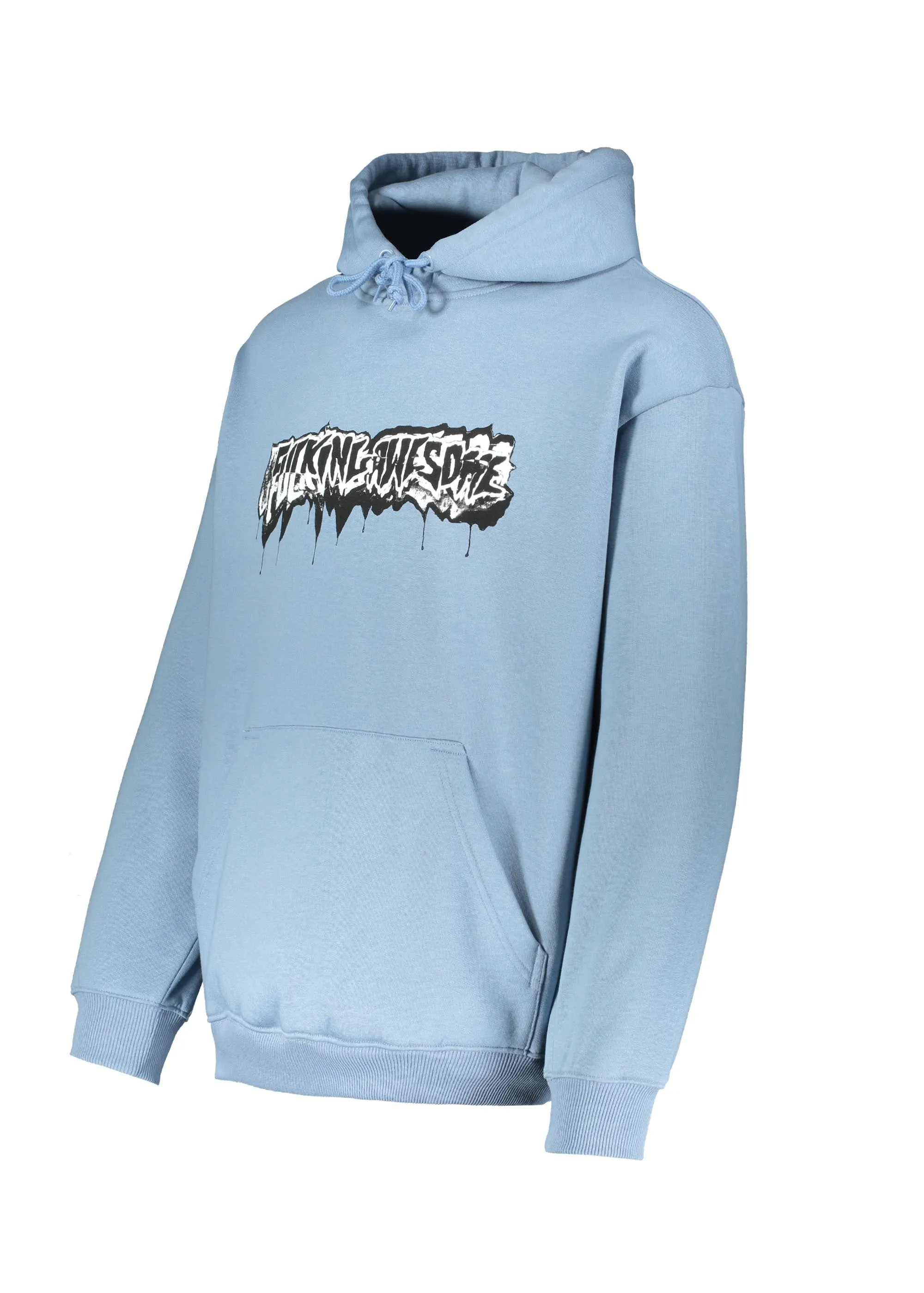 FA Dill Cut Up Logo Hoodie - Blue