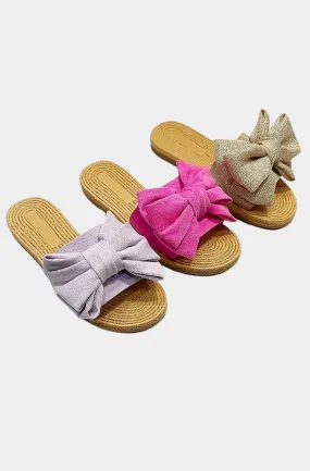 Fernanda Espadrille Bow Slides