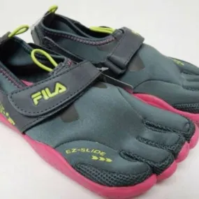 Fila Skele-Toes Sz 5 M (Y) EU 37.5 Big Kid Girl EZ Slide...