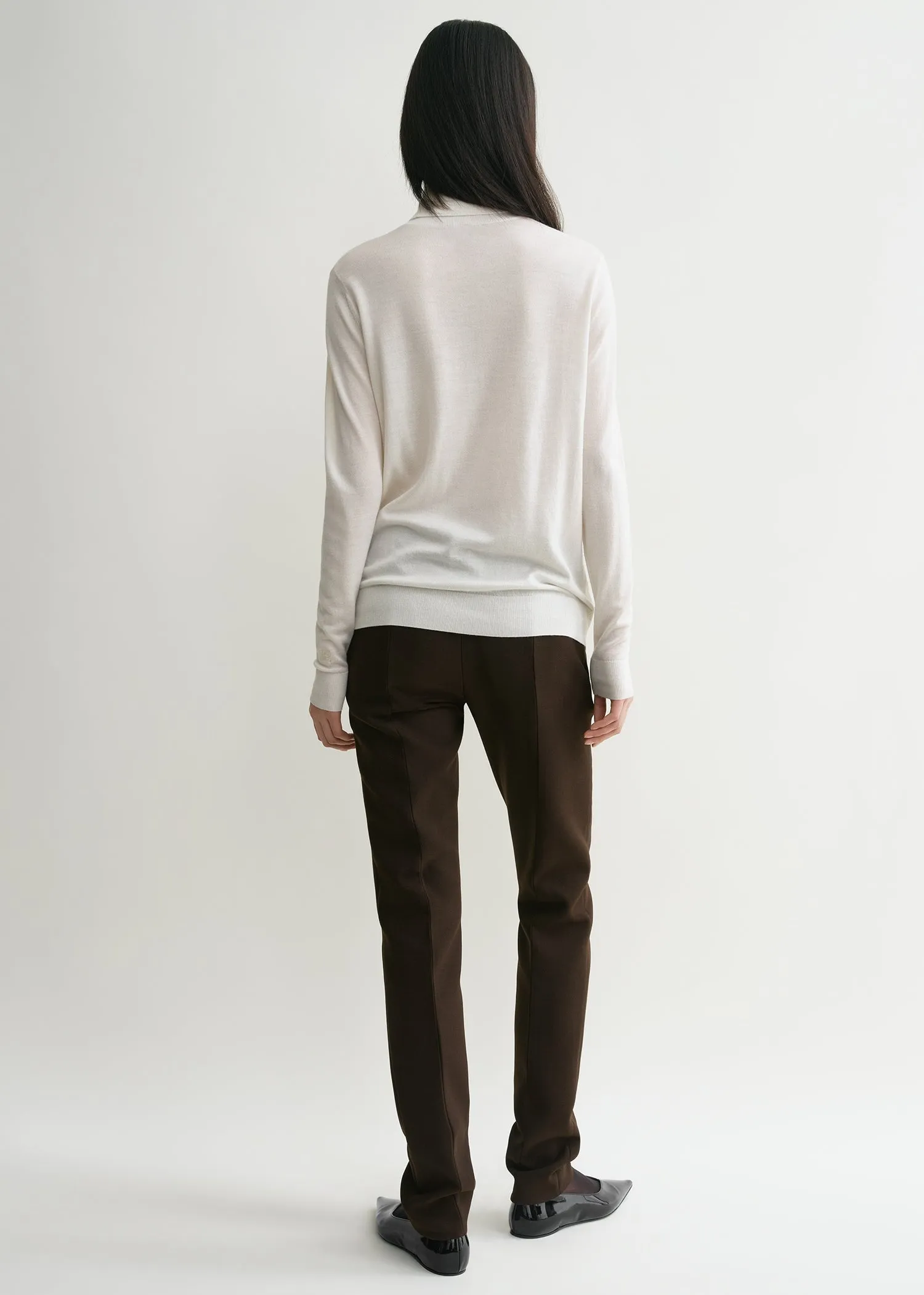 Fine turtleneck off-white