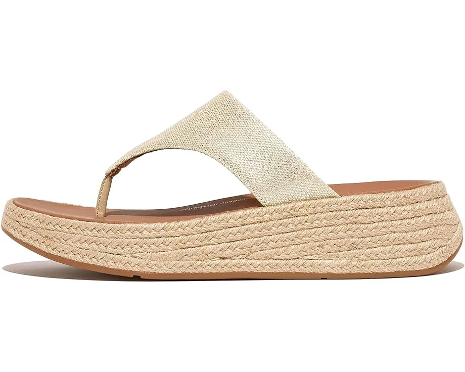 FitFlop Women's F-Mode Espadrille Glitz-Canvas