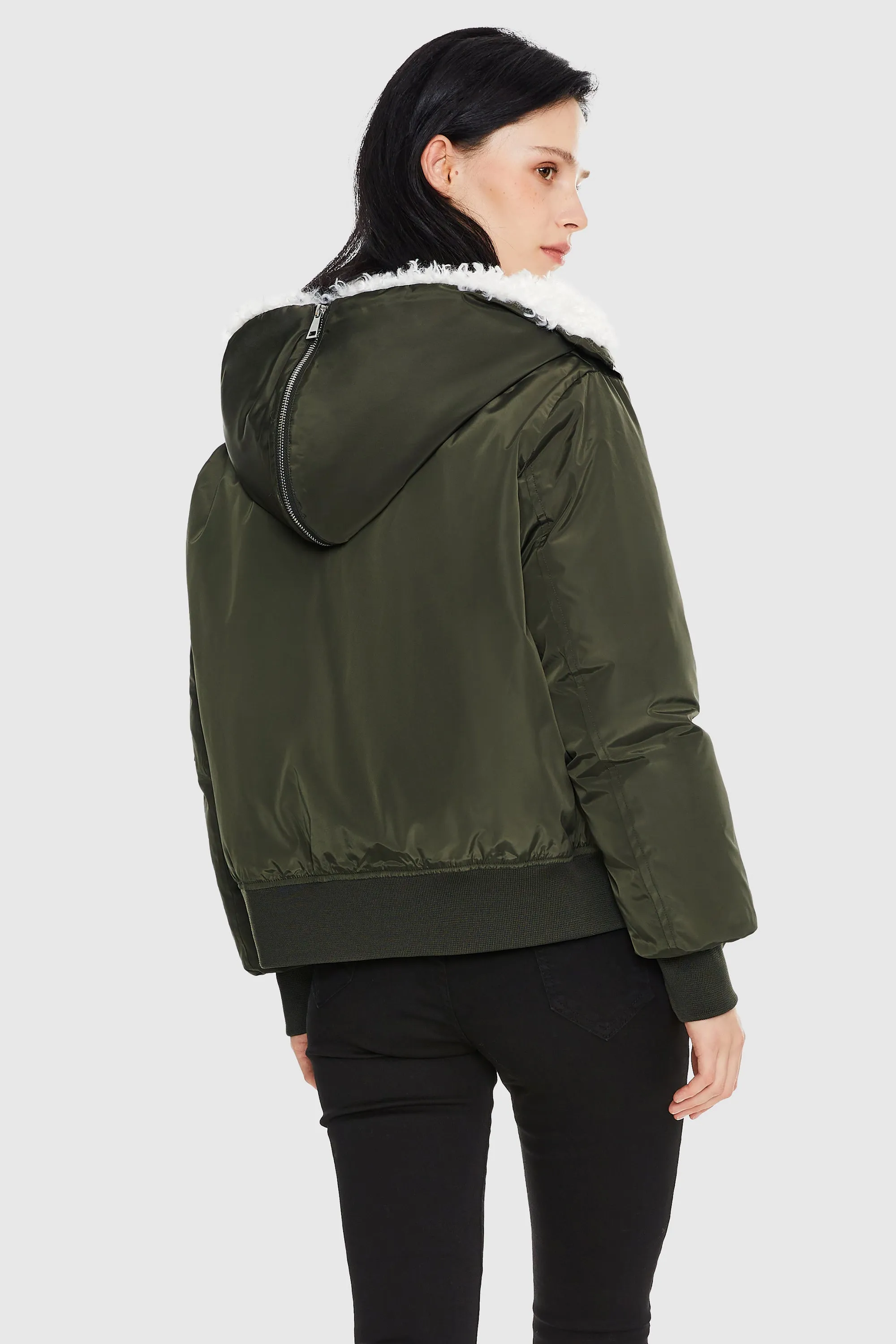 Fleece Lined Bomber Jacket