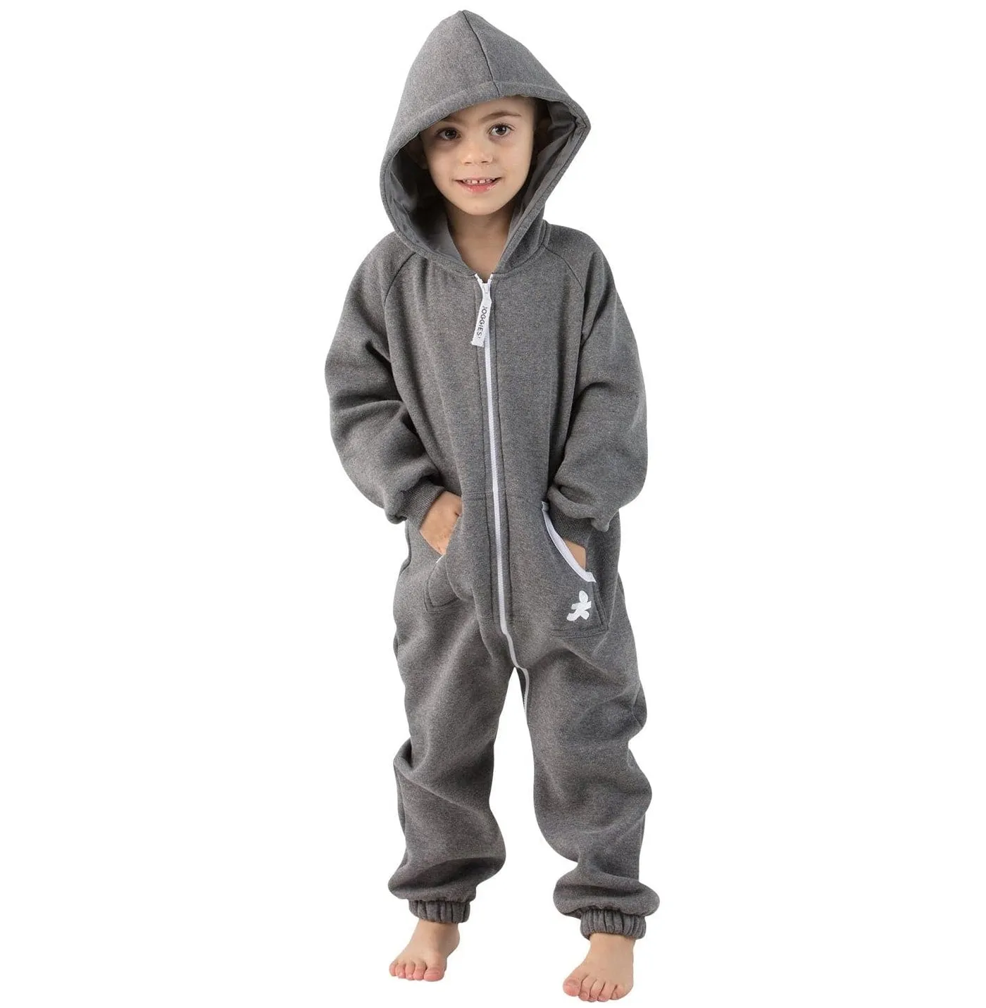 Footed Pajamas Co. Family Matching Charcoal Gray Hoodie Onepiece Onesie*