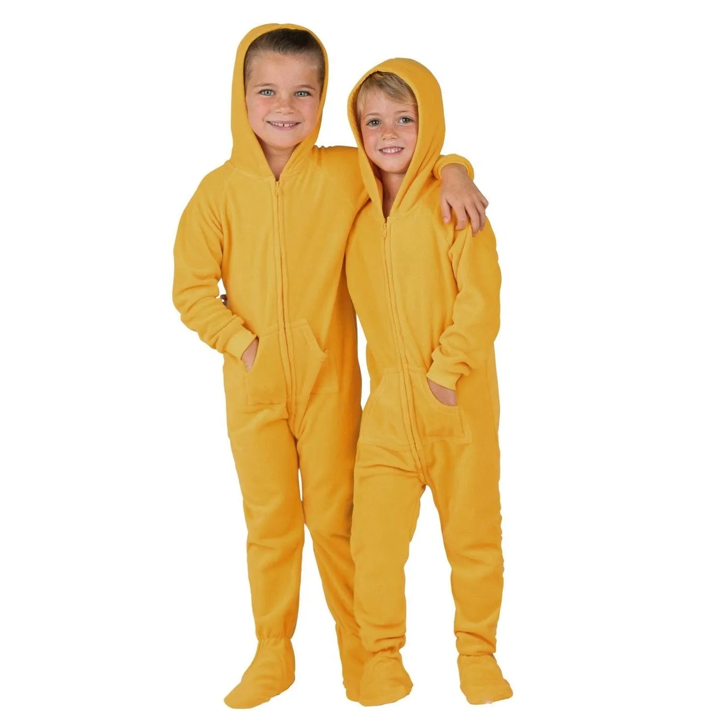 Footed Pajamas Co. Family Matching Creamsicle Hoodie Fleece Onesie*