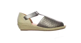 Gentle Souls Grey Womens Espadrille Sz 9