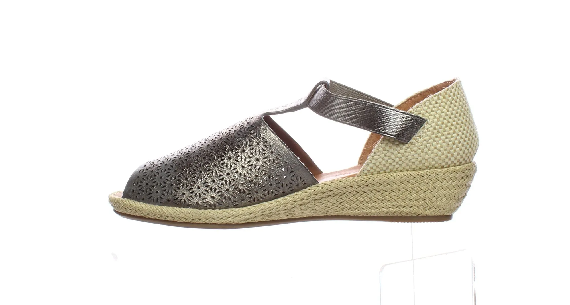 Gentle Souls Grey Womens Espadrille Sz 9