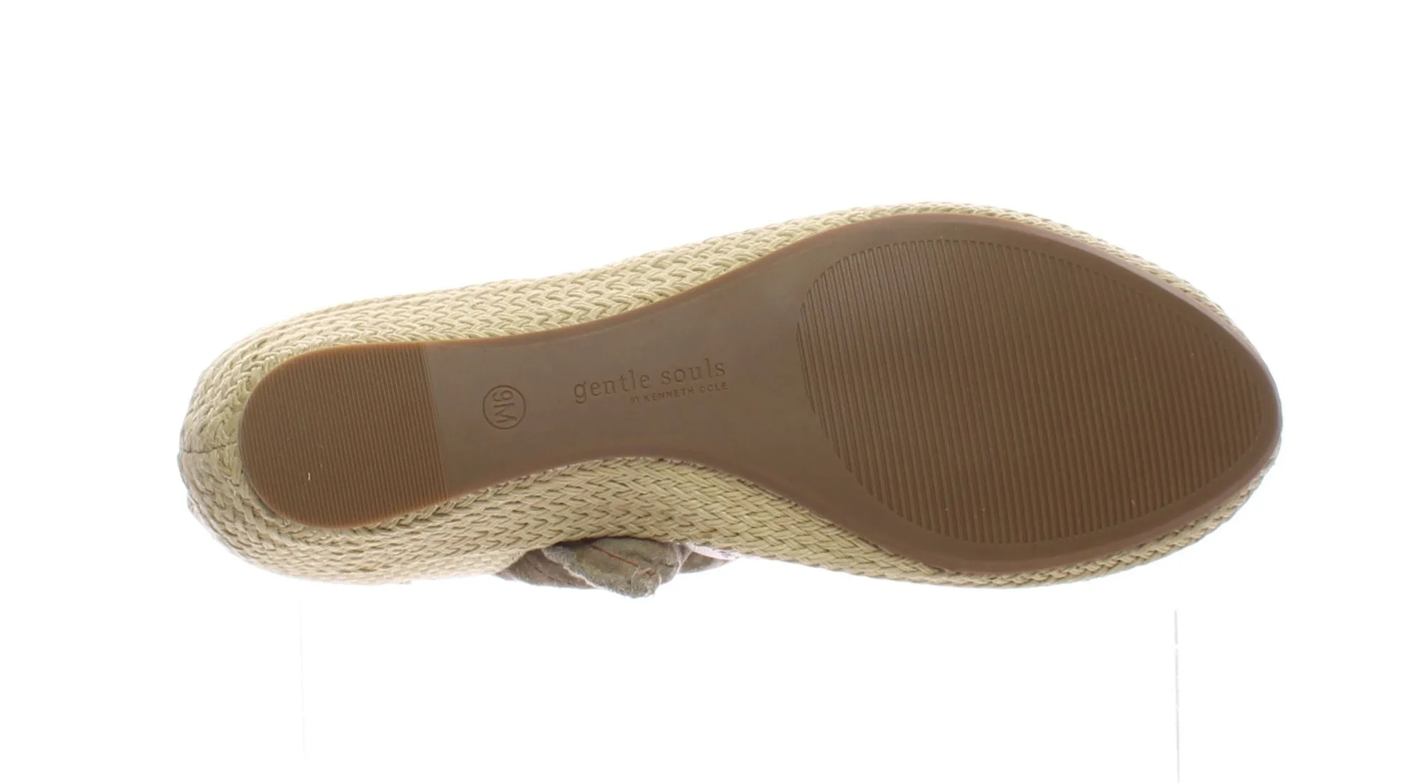 Gentle Souls Grey Womens Espadrille Sz 9