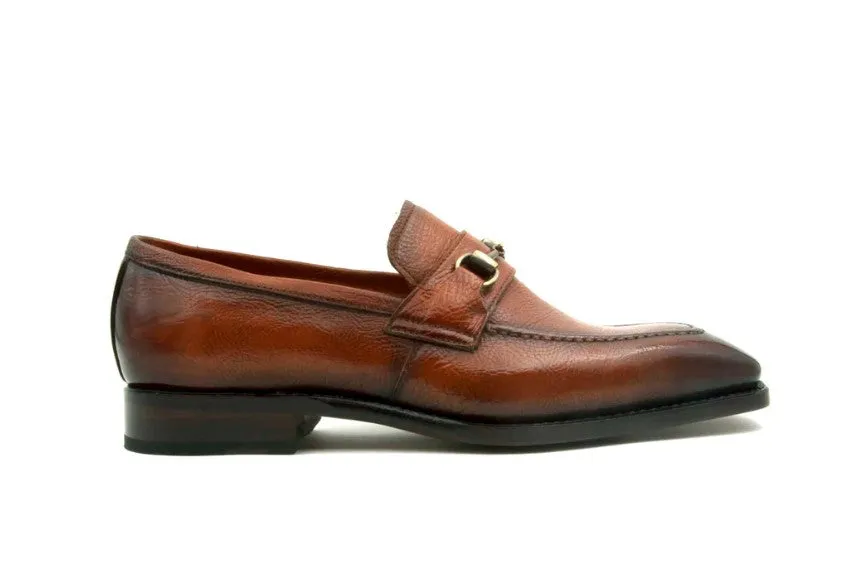 Harry Lama Skin Slip-On Loafer Cognac