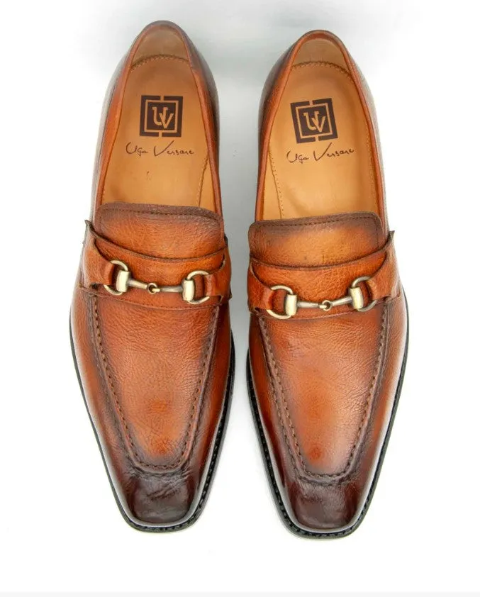 Harry Lama Skin Slip-On Loafer Cognac