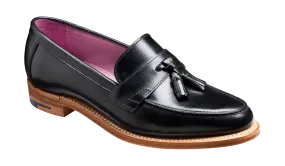 Imogen - Black Calf - Tassel Loafer Shoe