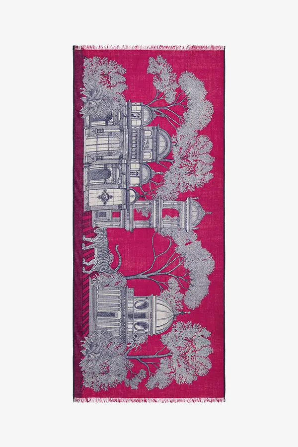 Inoui Editions MIRAGE FUCHSIA 80 SCARF