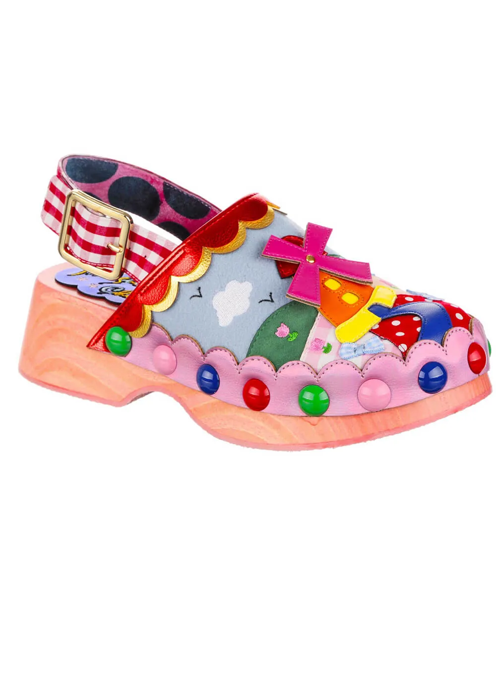 Irregular Choice Your Biggest Fan Windmills Klompen Rood