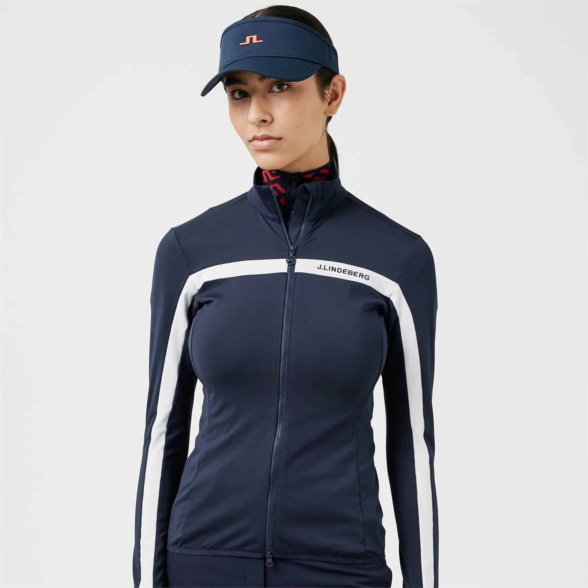 J Lindeberg Janice Ladies Golf Mid Layer Navy