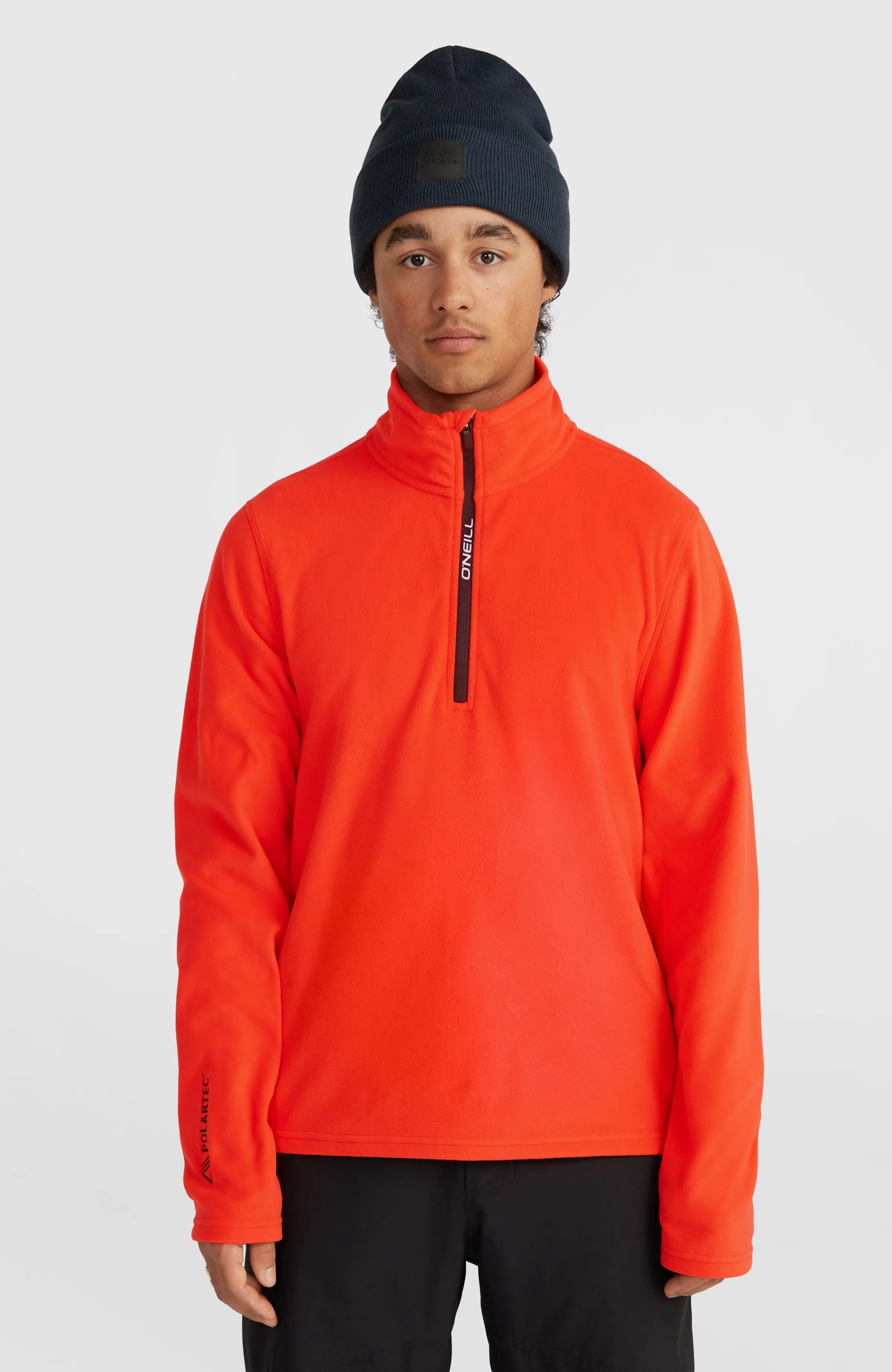 Jack's Polartec 100 Half-Zip Fleece | Paprika Flame