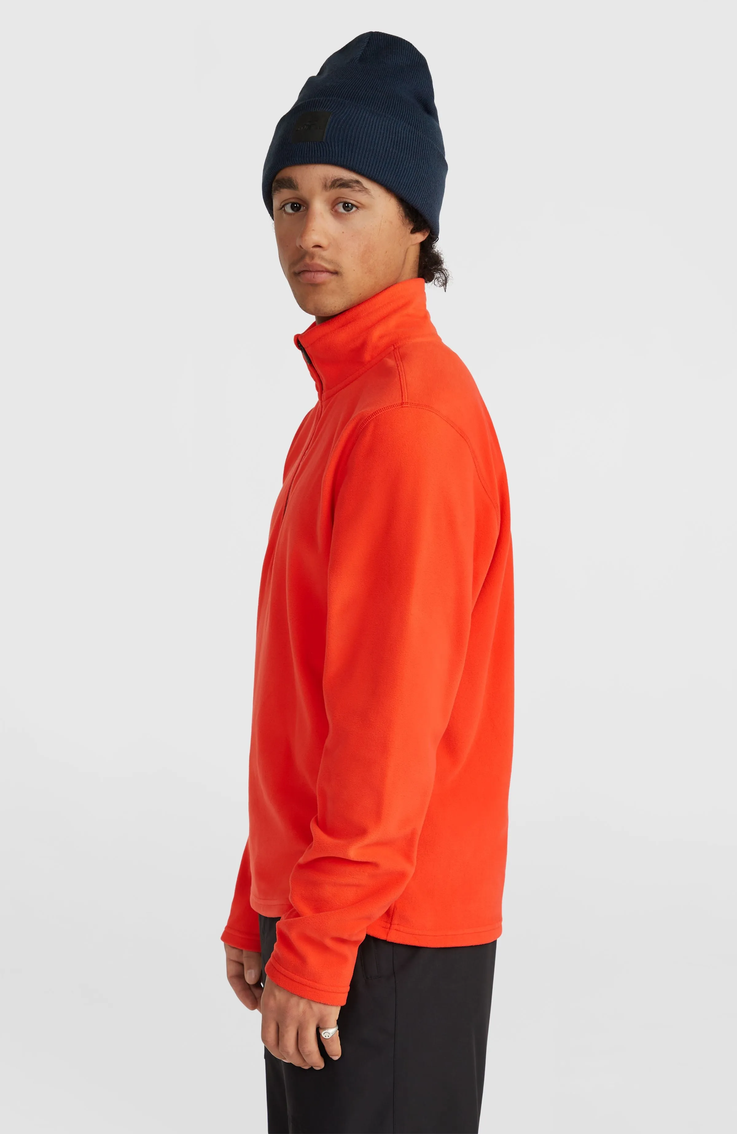 Jack's Polartec 100 Half-Zip Fleece | Paprika Flame