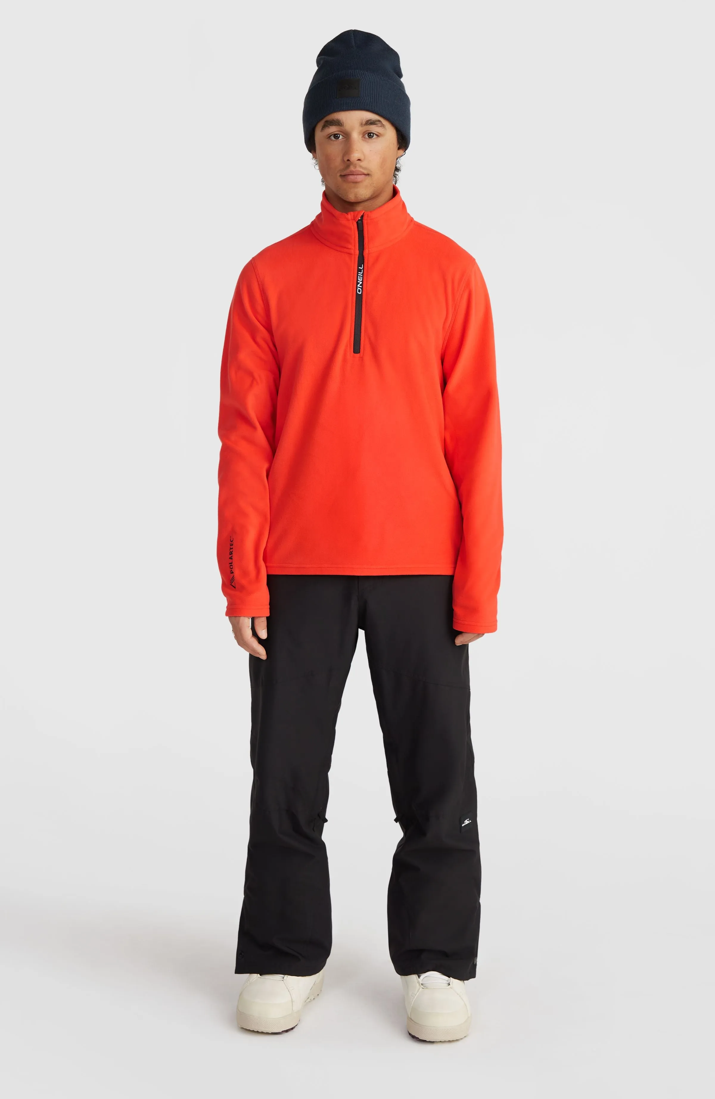 Jack's Polartec 100 Half-Zip Fleece | Paprika Flame