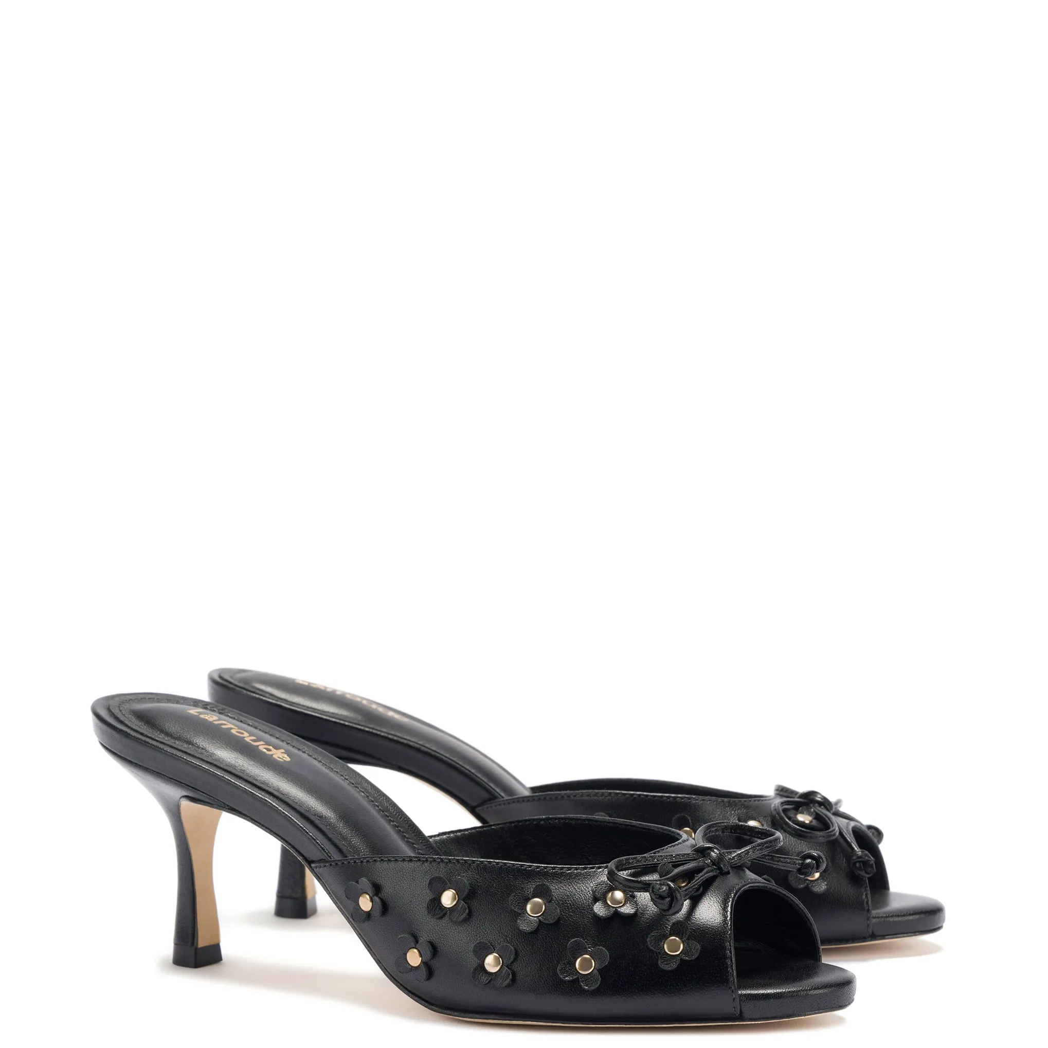 Jasmine Mule In Black Leather