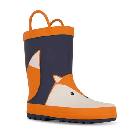 Jellies FOX GUMBOOT Navy/Orange